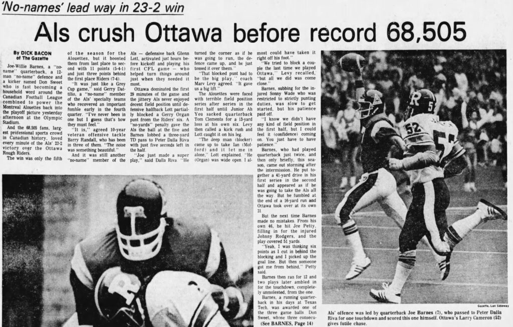Als crush Ottawa before record 68,505