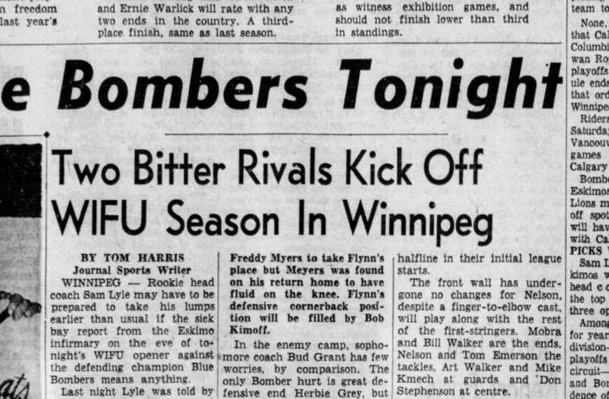 New Canadian Football League Kicks Off in Winnipeg, No Interlocking Schedule Just Yet