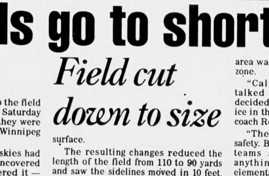 The CFL Game on a Frozen Shrunken Field